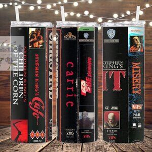 Stephen King VSH Movies Case Metal Insulated Tumbler